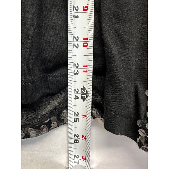 Wet Seal Sequin Zebra Racerback Tank Top XS Y2K Party Club - Picture 8 of 9